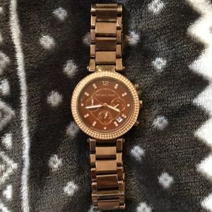 Authentic bronze Michael Kors Watch